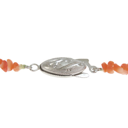 Coral Coral Necklace Coral SV 18.2g　Ladies