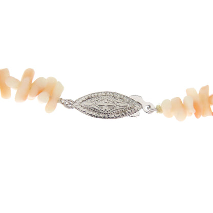 Coral Coral Necklace Coral SV 22.8g　Ladies