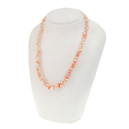 Coral Coral Necklace Coral SV 22.8g　Ladies