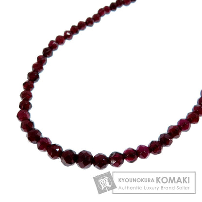 Garnet Necklace Silver  25.2g　Ladies