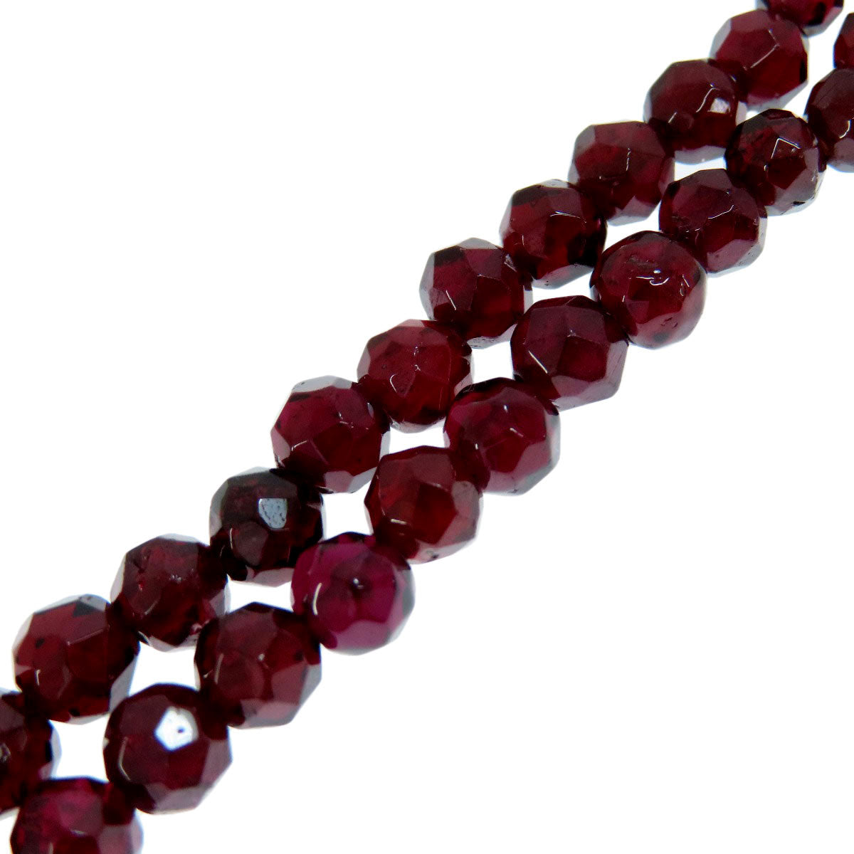 Garnet Necklace Silver  25.2g　Ladies