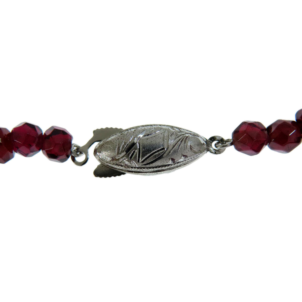 Garnet Necklace Silver  25.2g　Ladies