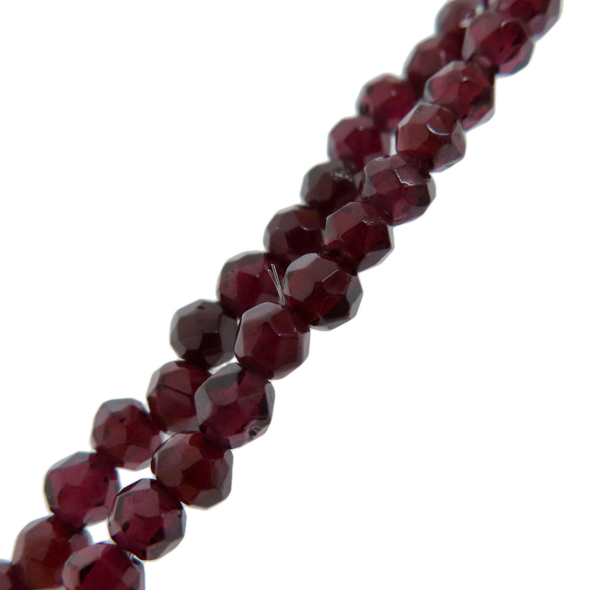 Garnet Necklace Silver  25.2g　Ladies