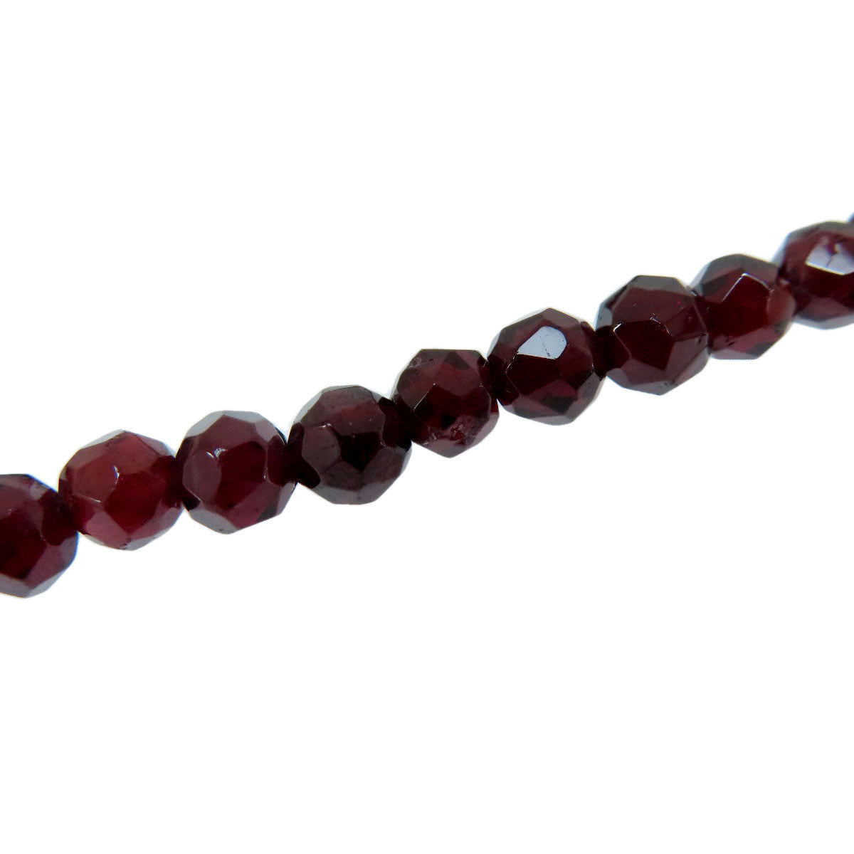 Garnet Necklace Silver  25.2g　Ladies