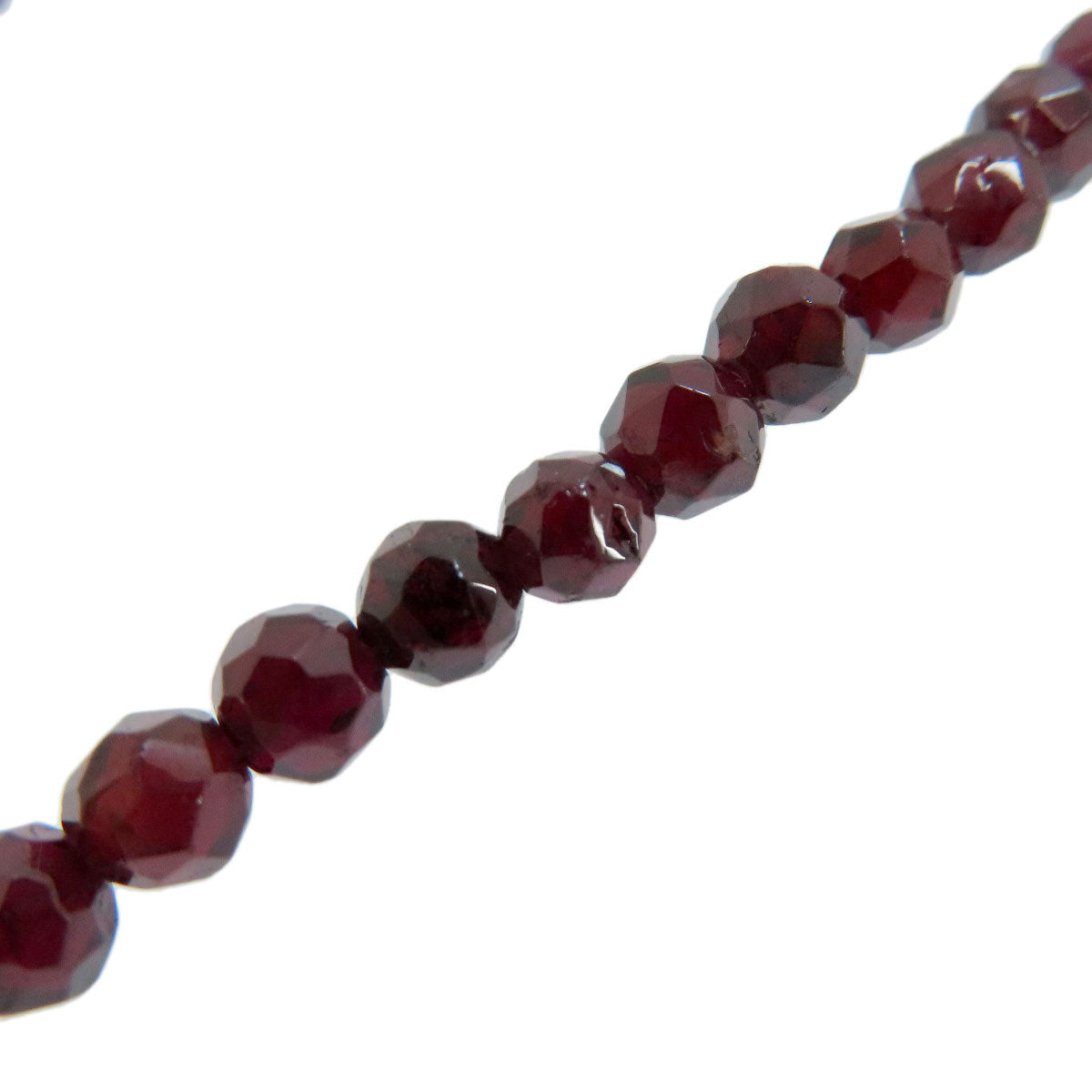 Garnet Necklace Silver  25.2g　Ladies