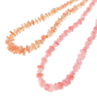 Coral Coral 2-piece set Necklace Coral 50.8g　Ladies