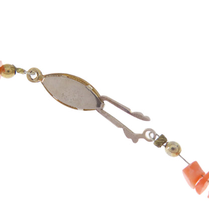 Coral Coral 2-piece set Necklace Coral 35g　Ladies