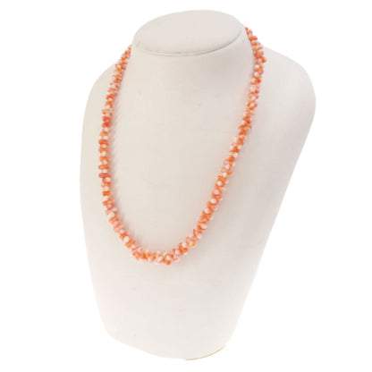 Coral Coral 2-piece set Necklace Coral  35g　Ladies