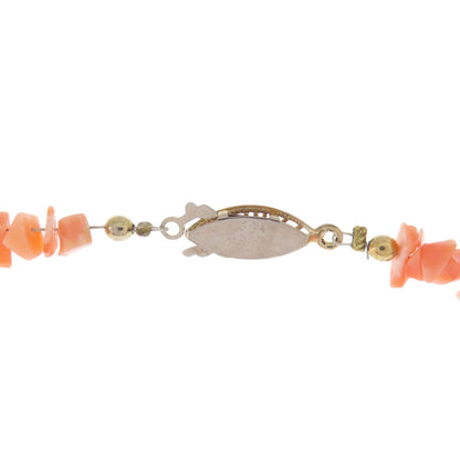 Coral Coral 2-piece set Necklace Coral 35g　Ladies