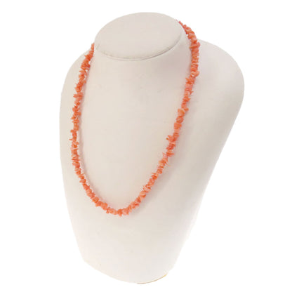 Coral Coral 2-piece set Necklace Coral  35g　Ladies