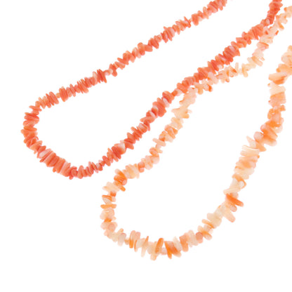 Coral Coral 2-piece set Necklace Coral SV 33.1g　Ladies