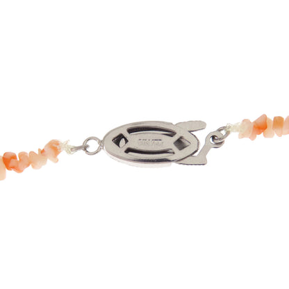 Coral Coral 2-piece set Necklace Coral SV 33.1g　Ladies