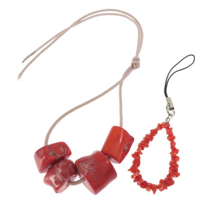 SELECT GOODS Coral Coral strap 2 piece set strap Coral Ladies [Used]