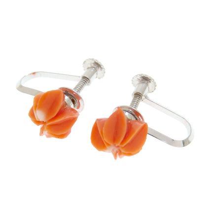 Coral Coral 3-piece set Earring Coral SV 14.2g　Ladies