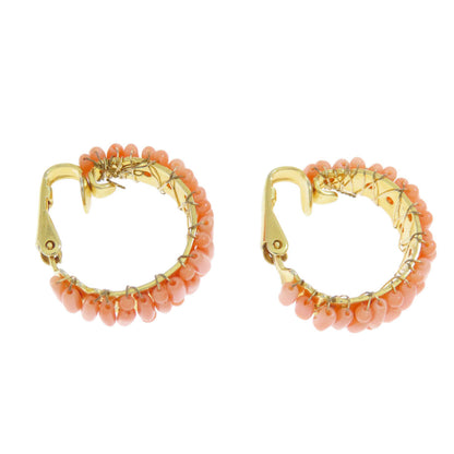 Coral Coral 3-piece set Earring Coral SV 14.2g　Ladies