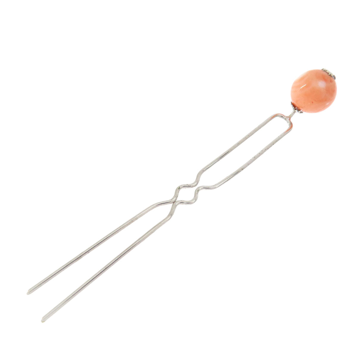 Coral Coral Japanese hairpin Coral 6.1g　Ladies