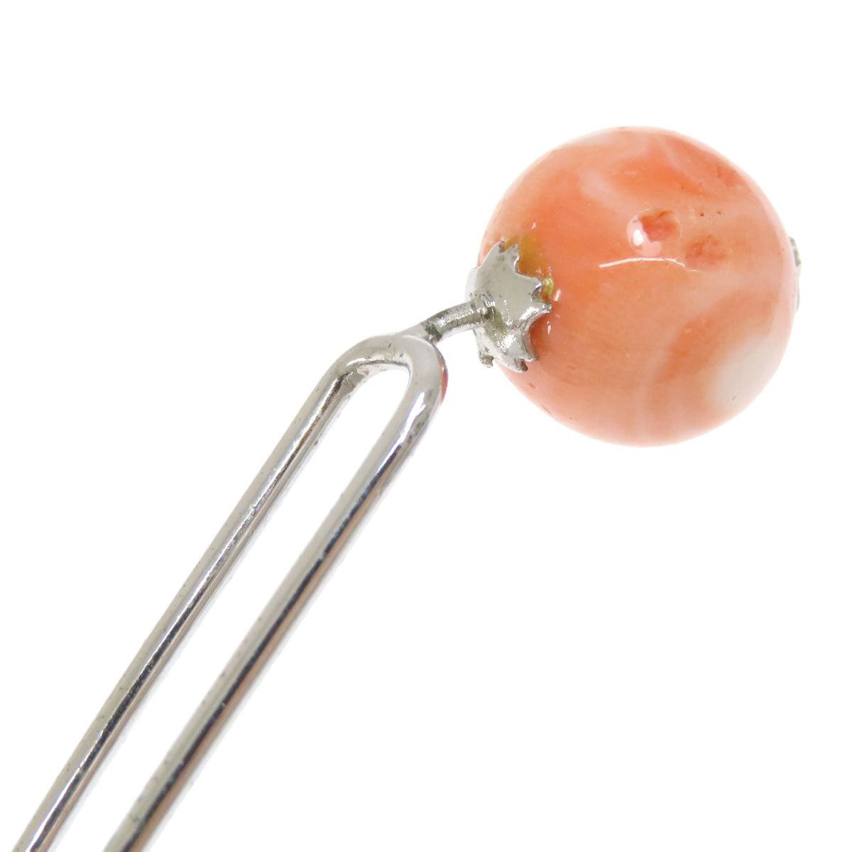 Coral Coral Japanese hairpin Coral 6.1g　Ladies